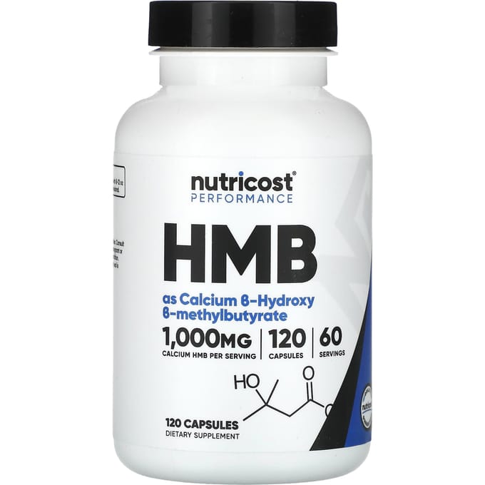 Nutricost, Performance, HMB, 120 gélules