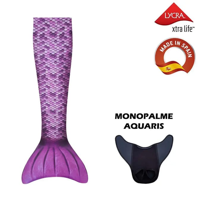 Zeemeermin kostuum met monovins Aquaris Kuaki Mermaids