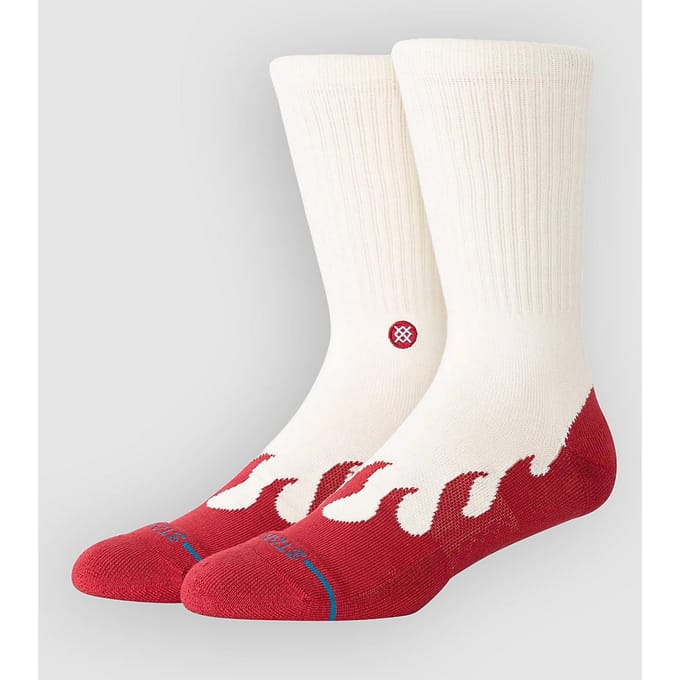 Stance Heating Up Crew Socks rood