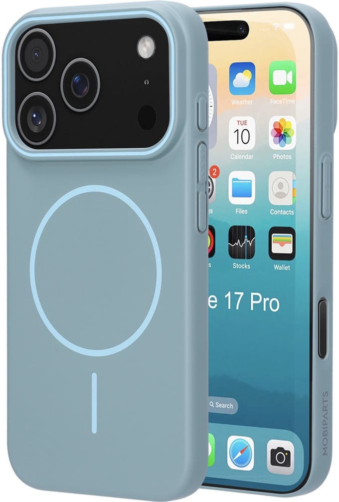 Mobiparts Slim Line Case geschikt voor Apple iPhone 17 Pro - MagSafe Sage - Groen