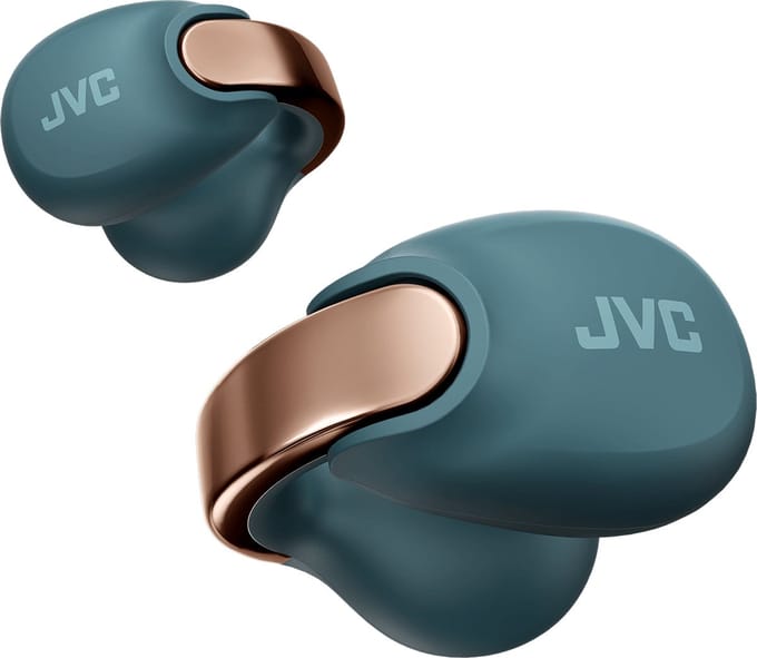 JVC Open Ear Nearphone True Wireless Headphones - Blue