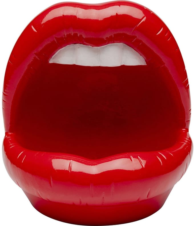 Kare Design Juwelenhouder - Deco Object - Vide-poche Red Lips - H 21 cm