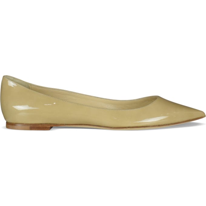 Jimmy Choo ballerina's ALINA beige