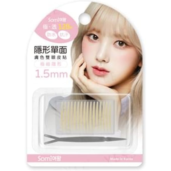 Somi - Invisible Single-Sided Eyelid Tape Nude 128 pcs 1.5mm