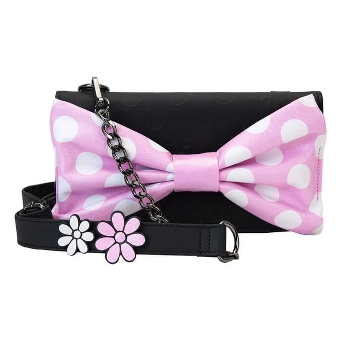 Schoudertas Loungefly Disney by Loungefly Minnie Floral Rock the Dots