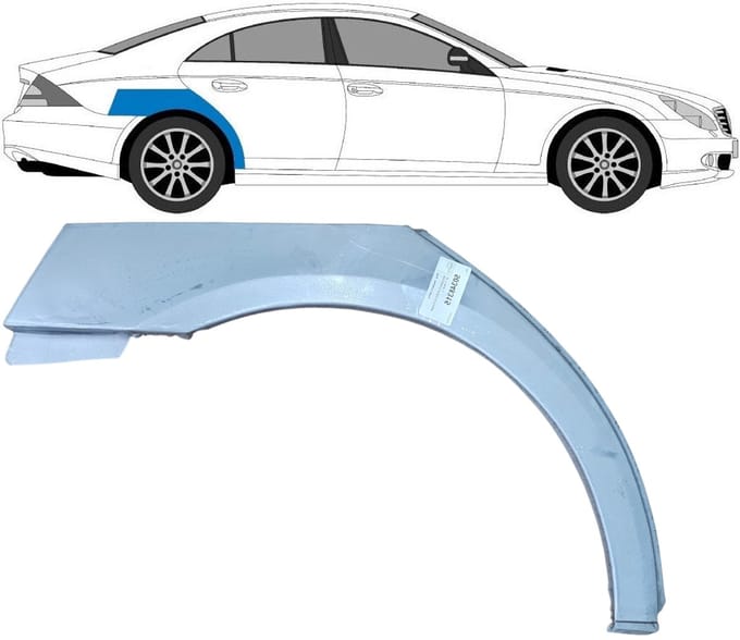 Reparatiepaneel achterspatbord voor Mercedes CLS-Class 2004-2011 / Rechts
