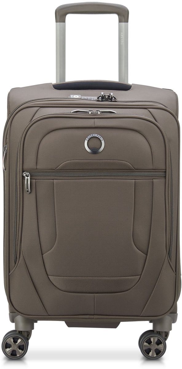 Delsey Helium DLX 55 cm Vergrootbare Handbagagekoffer - Bruin