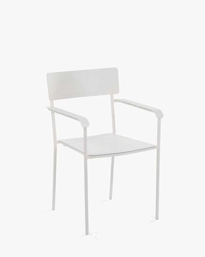 Serax Vincent Van Duysen August stoel met armleuning compact 49x48x85 zand