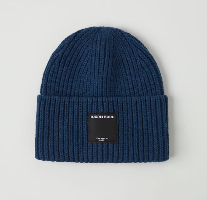 Björn Borg Centre knit beanie - petrol