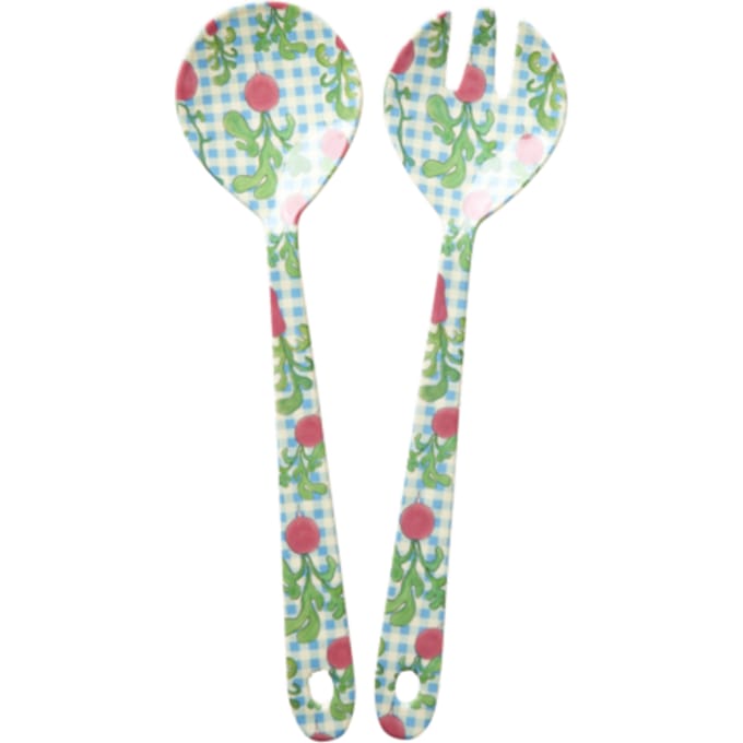 Rice melamine saladebestek ravishing radish set van 2