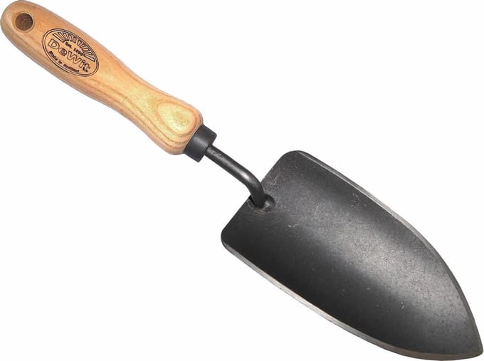 De Wit Plantschepje Basic met essenhouten handvat 140 mm