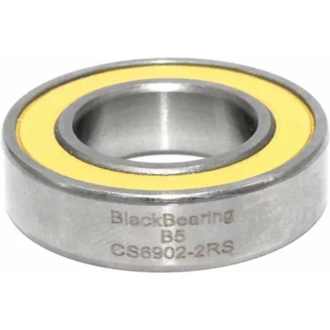 Black Bearing 6902-2rs Ceramic Lagers Zilver 15 x 28 x 7 mm