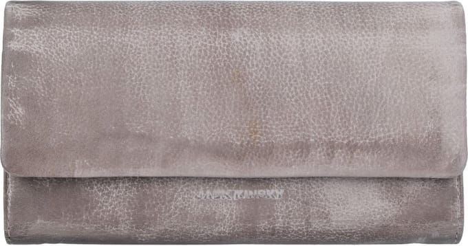Jack Kinsky Nassau 513 Leren Portemonnee 19 cm - Dames - Horizontaal - grau