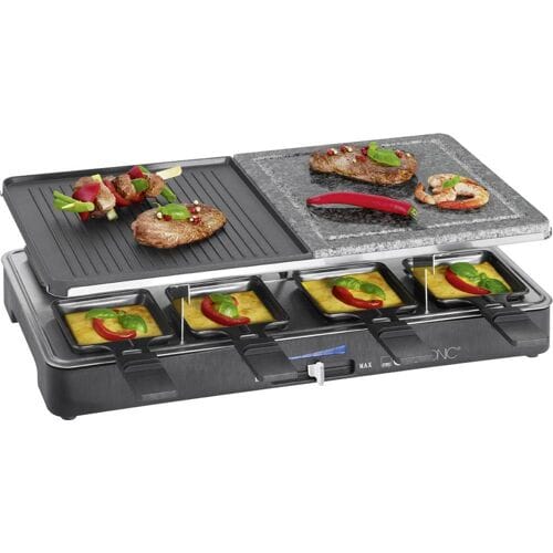 Clatronic RG 3518 - Raclette/Steengrill - 8 Personen