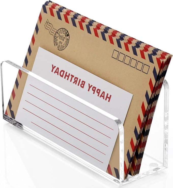 Bureau Organizer - Document Houder - Papier Sorteren - Stapelbaar Ontwerp - Compact Forma - Transparant