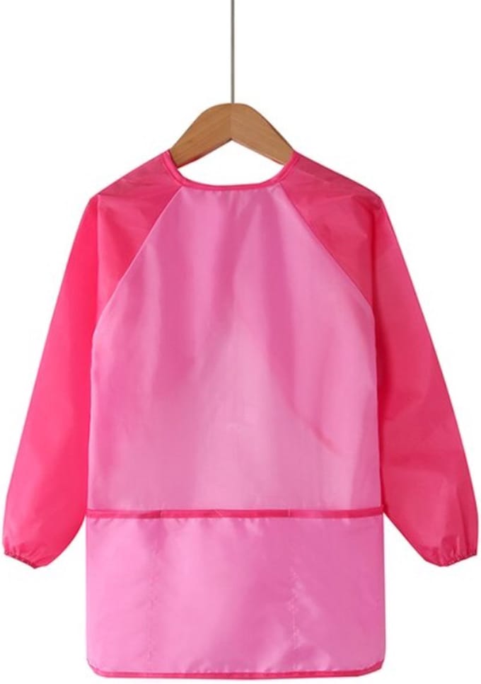 New Age Devi - Kliederschort Kinderen - Knutsel-schort - Verf-schort - Waterdicht Schort - Roze