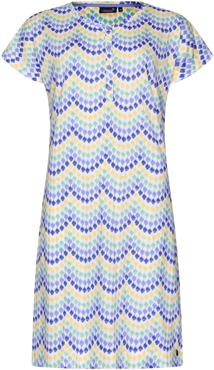 Dames Nachthemd Rebelle - Ikat - Bio Katoen - Maat 48