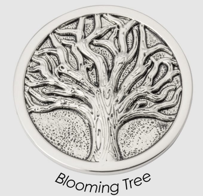 Quoins QMB-26L-E Black Label Blooming Tree staal zilverkleurig Large
