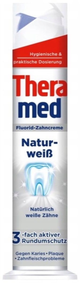 Theramed 100ml natuurlijk wit in dispenser