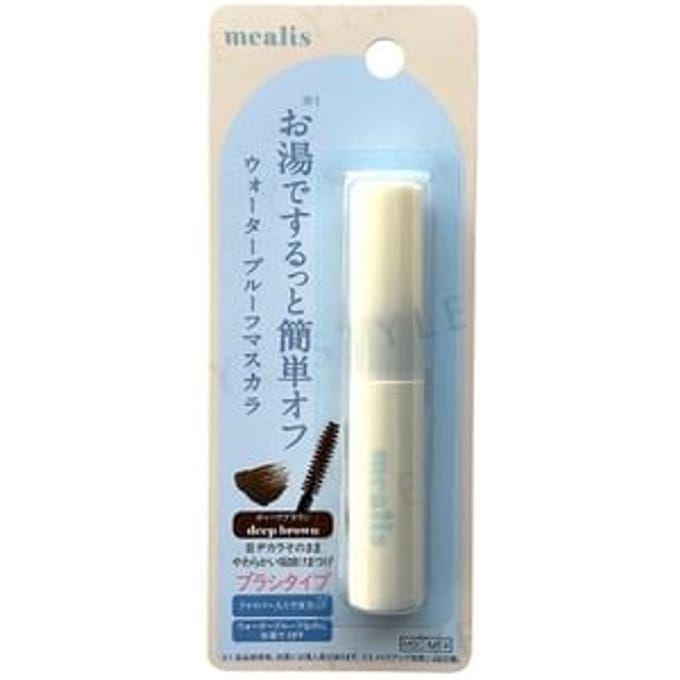 mealis - Hot Water Off Comb Mascara Deep Brown 1 pc