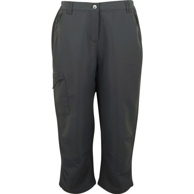 Regatta Dames/Dames Chaska III Walking Capri Cropped Broek (Afdichting Grijs)