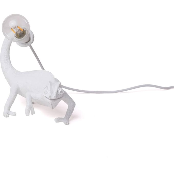 SELETTI LED-decoratieve lamp Chameleon Lamp Stil, wit, USB
