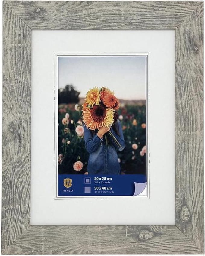 Fotolijst - Henzo - Dahlia - Fotomaat 30x40 cm - Grijs