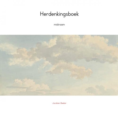Herdenkingsboek - Jacobien Beeker