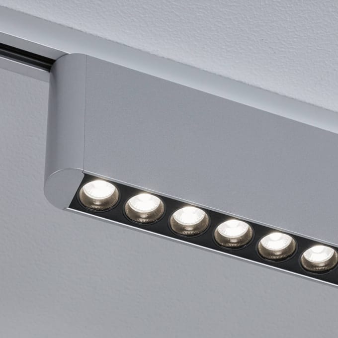 Paulmann URail LED-railverlichting Zelos, chroom, 4.000 K, 37 cm