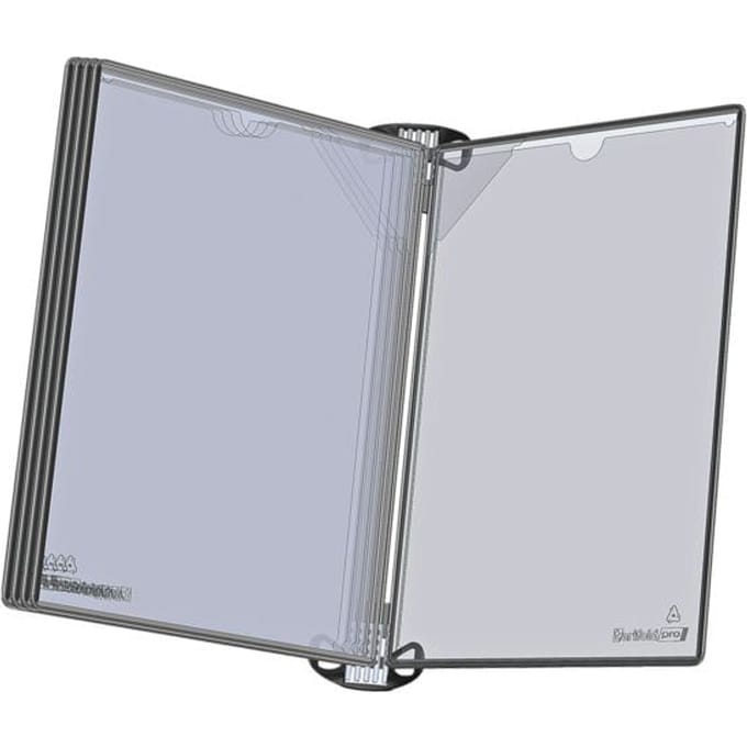 Wandsysteem voor zichtpanelen »PRO« met 5 zichtpanelen