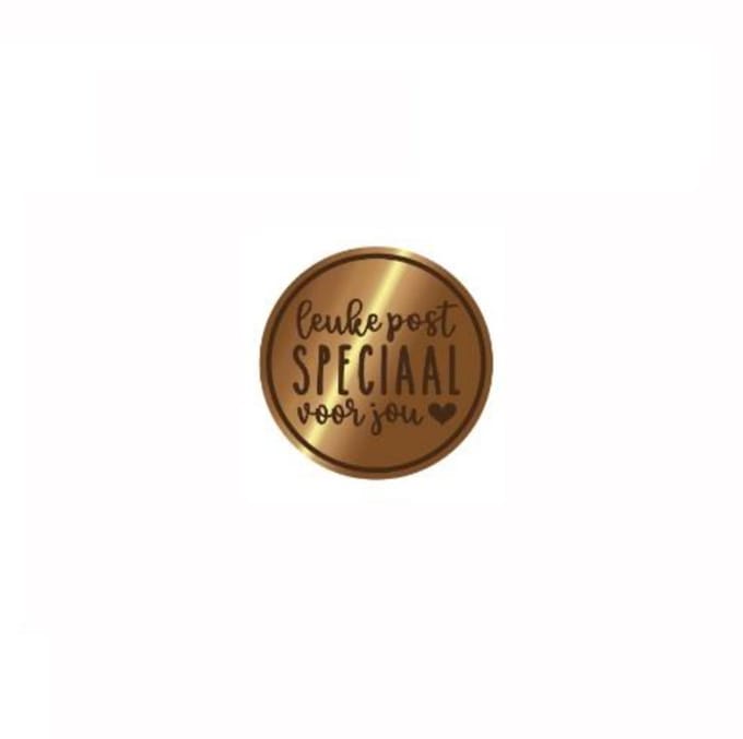 Waxzegel stempel Leuke post 1