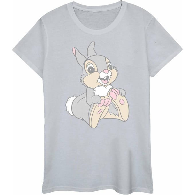 Disney Dames/Dames Thumper T-Shirt (Sportgrijs)