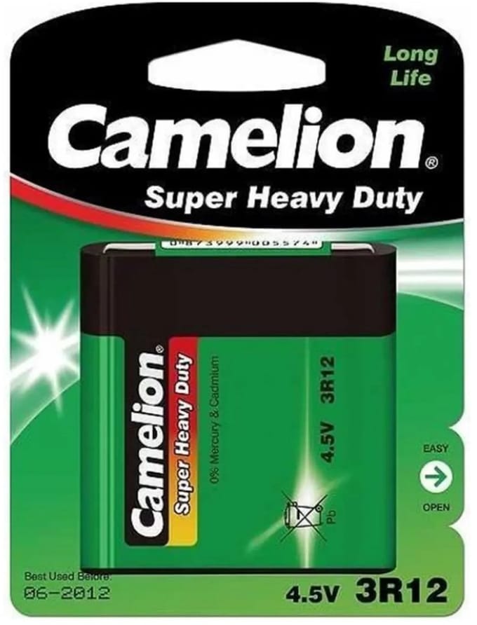 Camelion QA0104A Batterij plat 4.5V 3R12