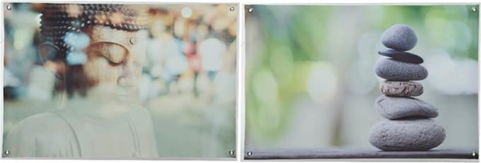 Tuindoek canvas outdoor 60x90cm buddha