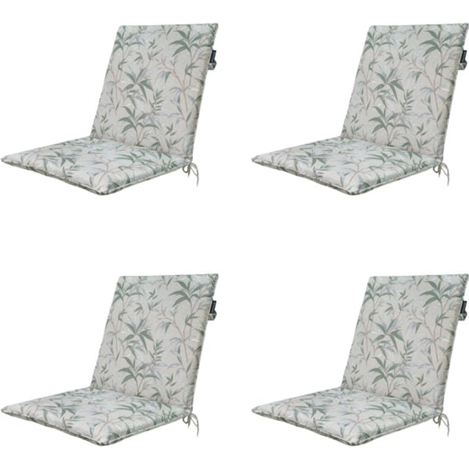 Madison - Stapelstoelkussen Palma natural - Ca. 97x49 cm - Set van 4
