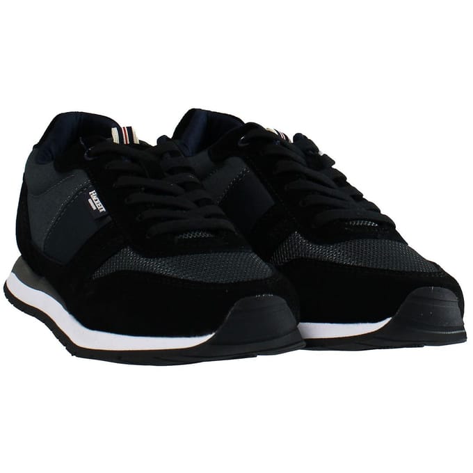 Hackett Eyelet Heren Zwarte Trainers