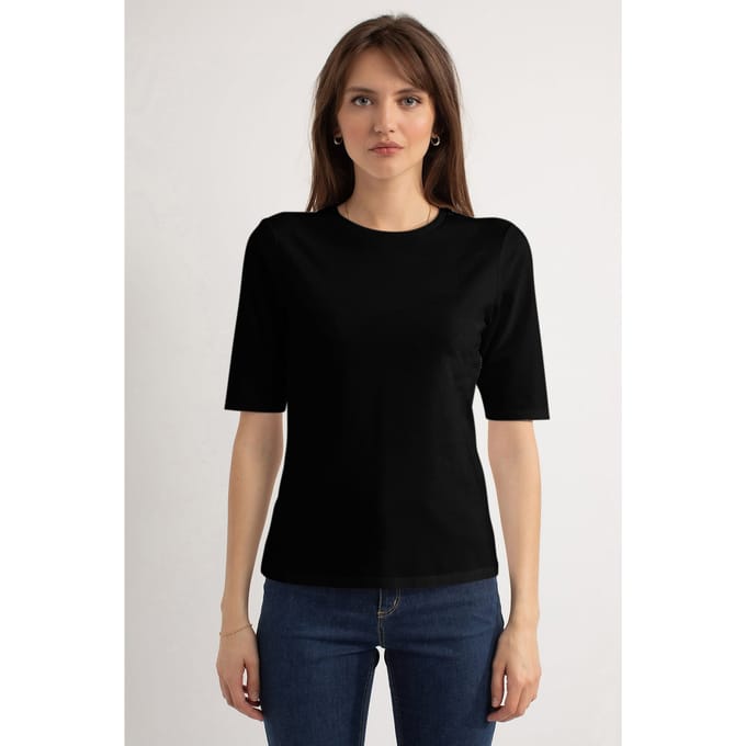 Josephine & Co Hazel Ms T-shirt Black Größe: S | Hemden Outlet | Damen | Schwarz