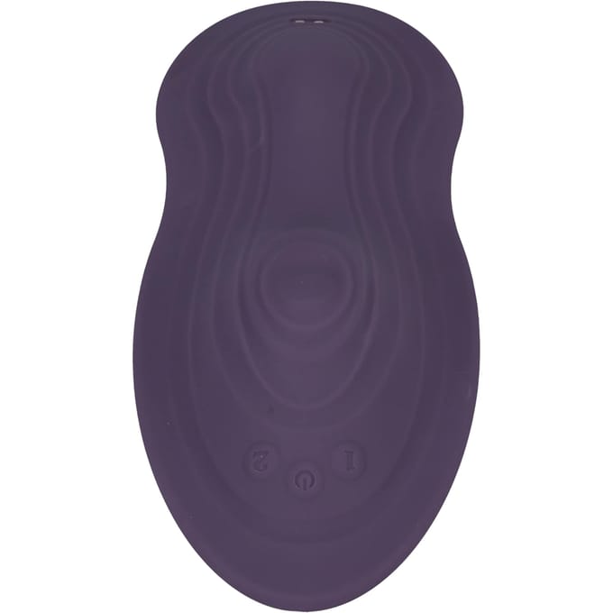 Doc Johnson - iRide Pleasure Seat - Throb - Rechargeable with Wireless Remote - Dusty Purple