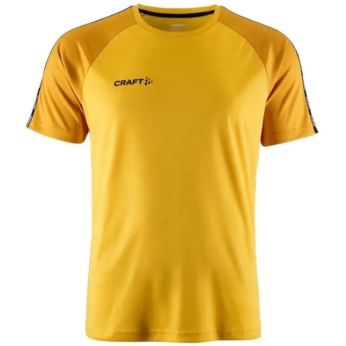Craft Squad 2.0 Contrast T-Shirt Heren - Geel | Maat: M