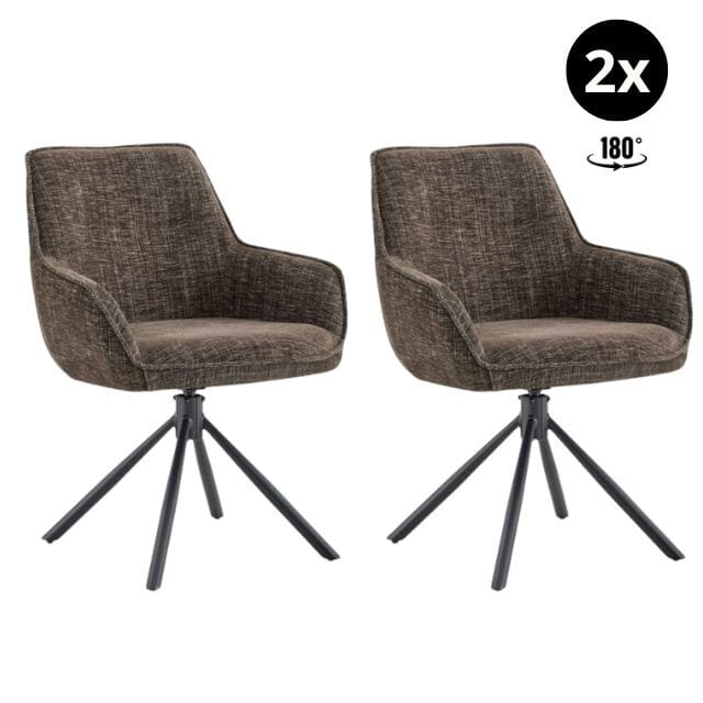 Multifurn Eetkamerstoel mika (set van 2)