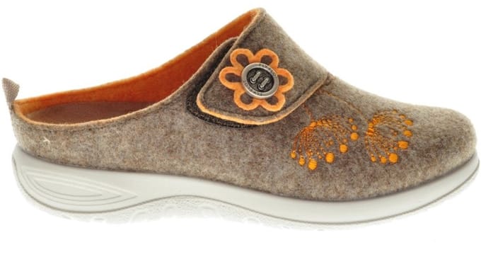 Pantoffels Steunzolen Marrone Fly Flot maat 36