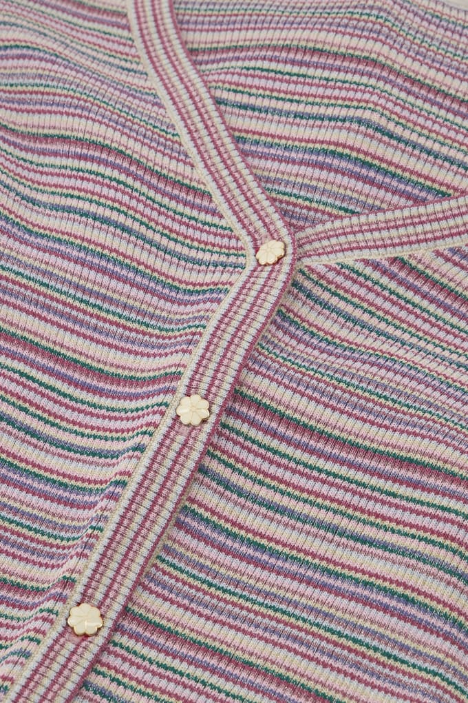 Fabienne Chapot Lollipop Cardigan Striped Maat: M | Cardigans Outlet | Dames