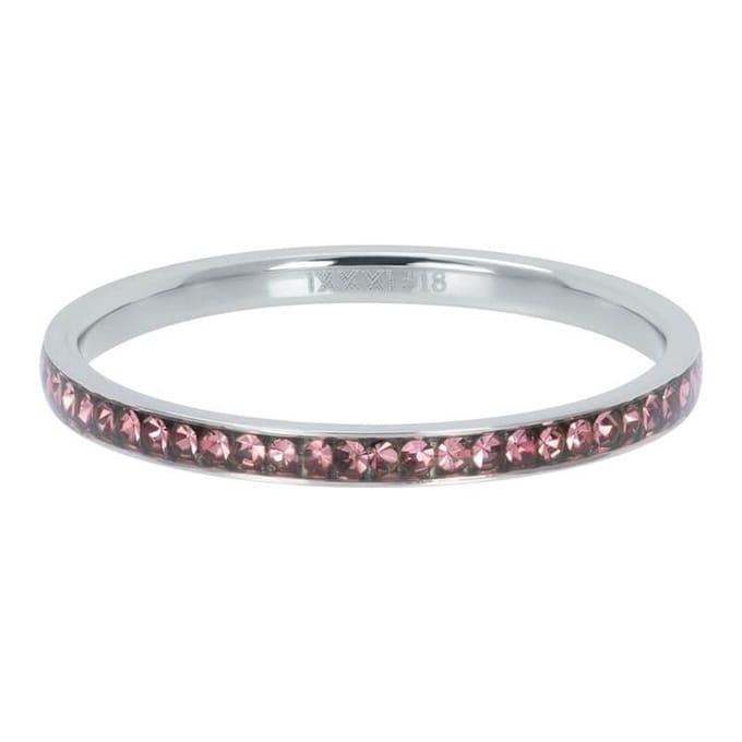 iXXXi Vulring Zirconia Pink Zilver | Maat 15