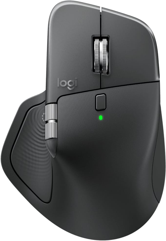 Logitech MX Master 4 for Business muis Kantoor Rechtshandig RF-draadloos + Bluetooth Laser 8000 DPI