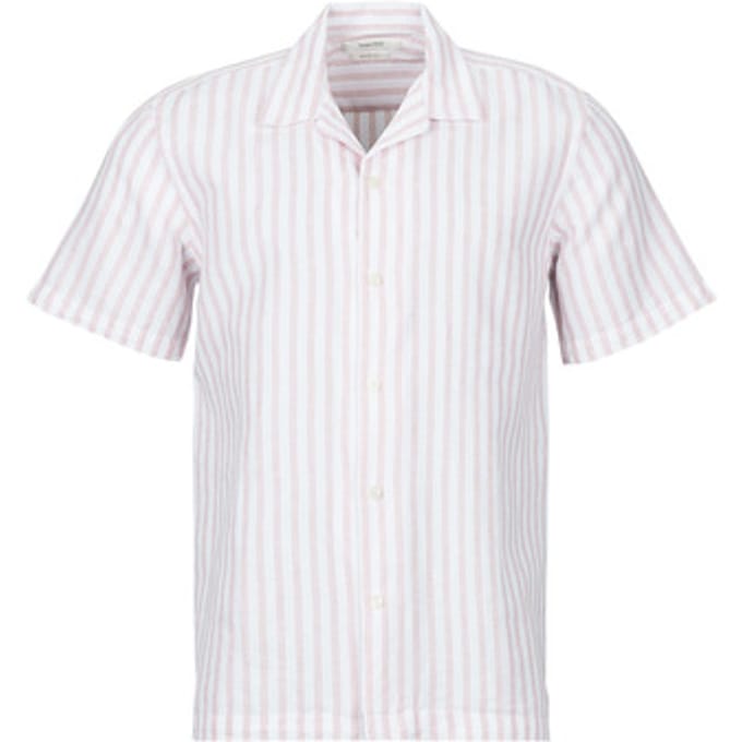 Selected  Overhemd Korte Mouw SLHREGCLAY LINEN BLEND SS SHIR