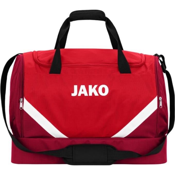 Jako Iconic (Junior) Sporttas Met Bodemvak - Bordeaux / Rood | Maat: UNI
