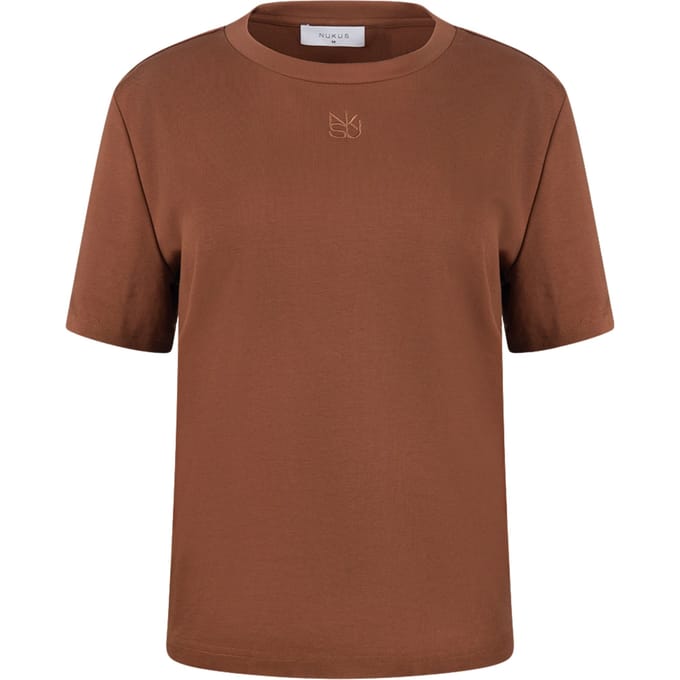 Nukus Luna Shirt Nk T-shirts Bruin Nkf04012