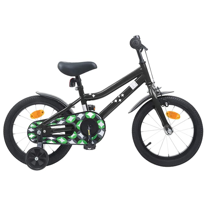 vidaXL - Kinderfiets - 12 - Inch - voor - 2-4 - jaar - oud - Zwart