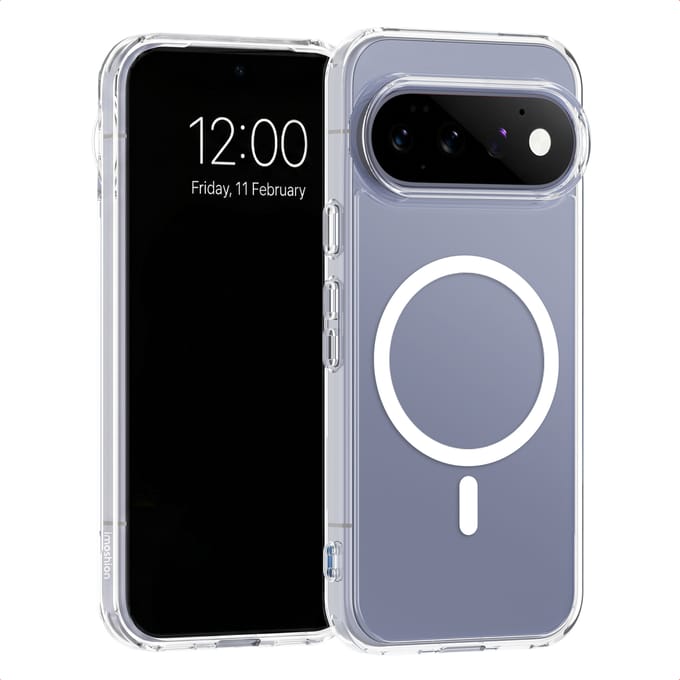 imoshion Hoesje - Geschikt voor Google Pixel 11 Pro - Protective Backcover met Magnetische Ring - Transparant