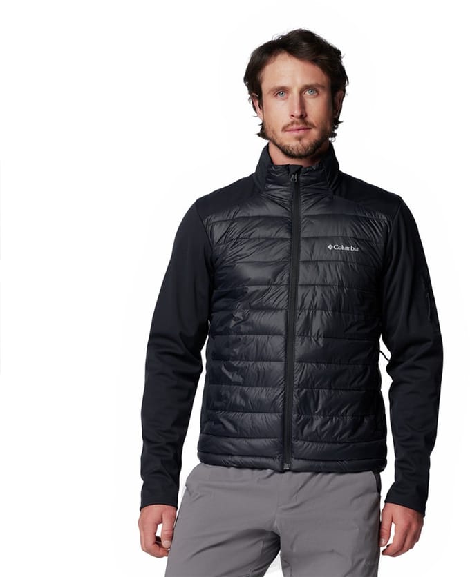 Columbia Tech™ Hybrid Softshelljack Zwart XL Man
